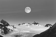 Grewingk Glacier Moonrise