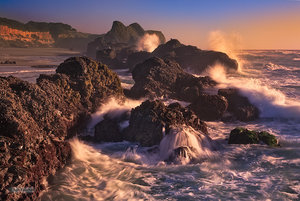 Seal Rocks Sunset