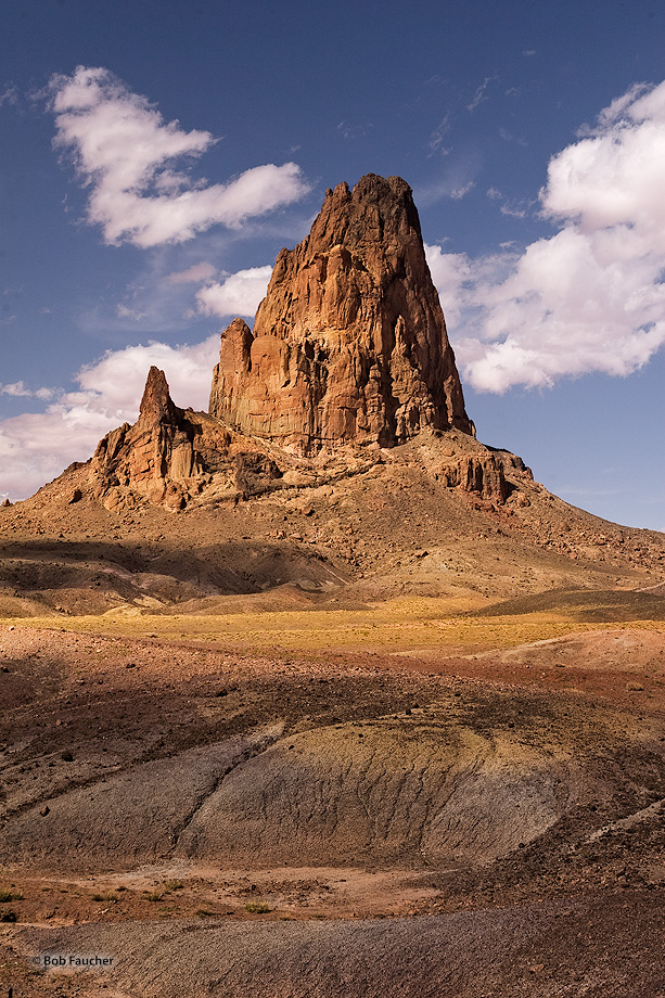 Rising 1500 feet above the surrounding terrain, this imposing volcanic plug, a diatreme of an unusual igneous rock called minette...