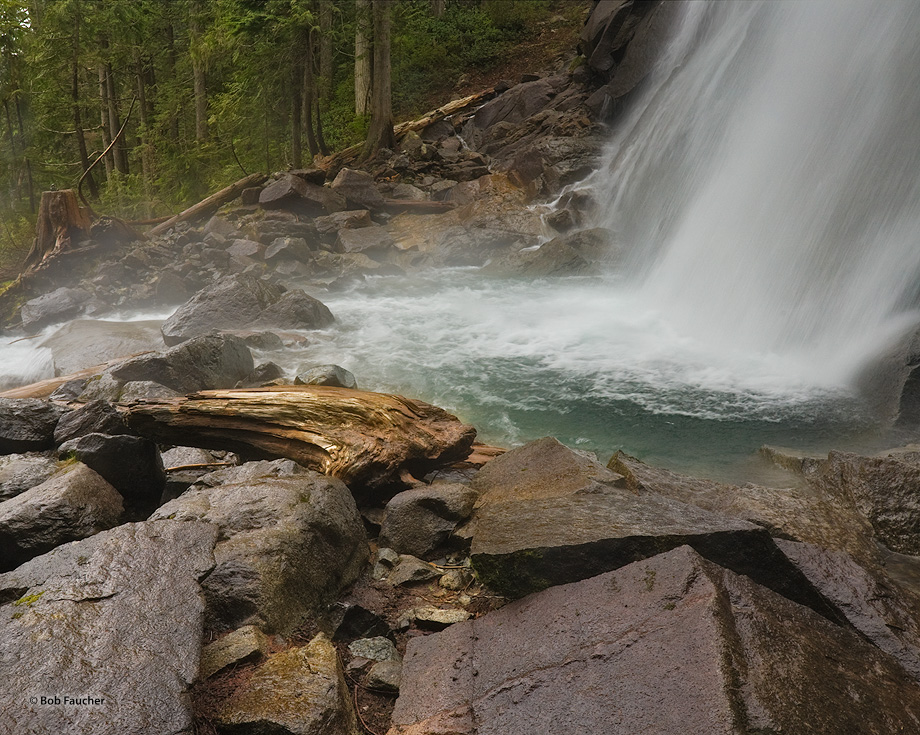 Bridal Veil Falls is a 1,328-foot (405 m) waterfall that flows from Lake Serene directly to the South Fork Skykomish River on...
