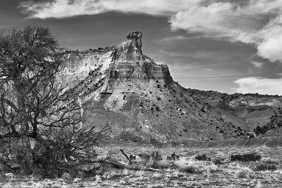 Filtered afternoon light on Chimney Rock