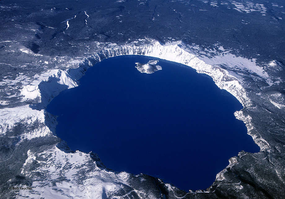 Crater Lake is a caldera lake in the western United States, located in south-central Oregon. is famous for its deep blue color...