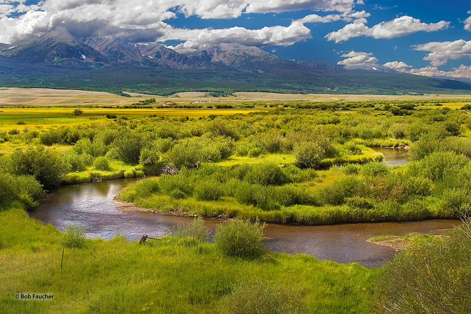 Encircled by mountain ranges, North Park, near Walden Colorado, is a secluded and pristine region.