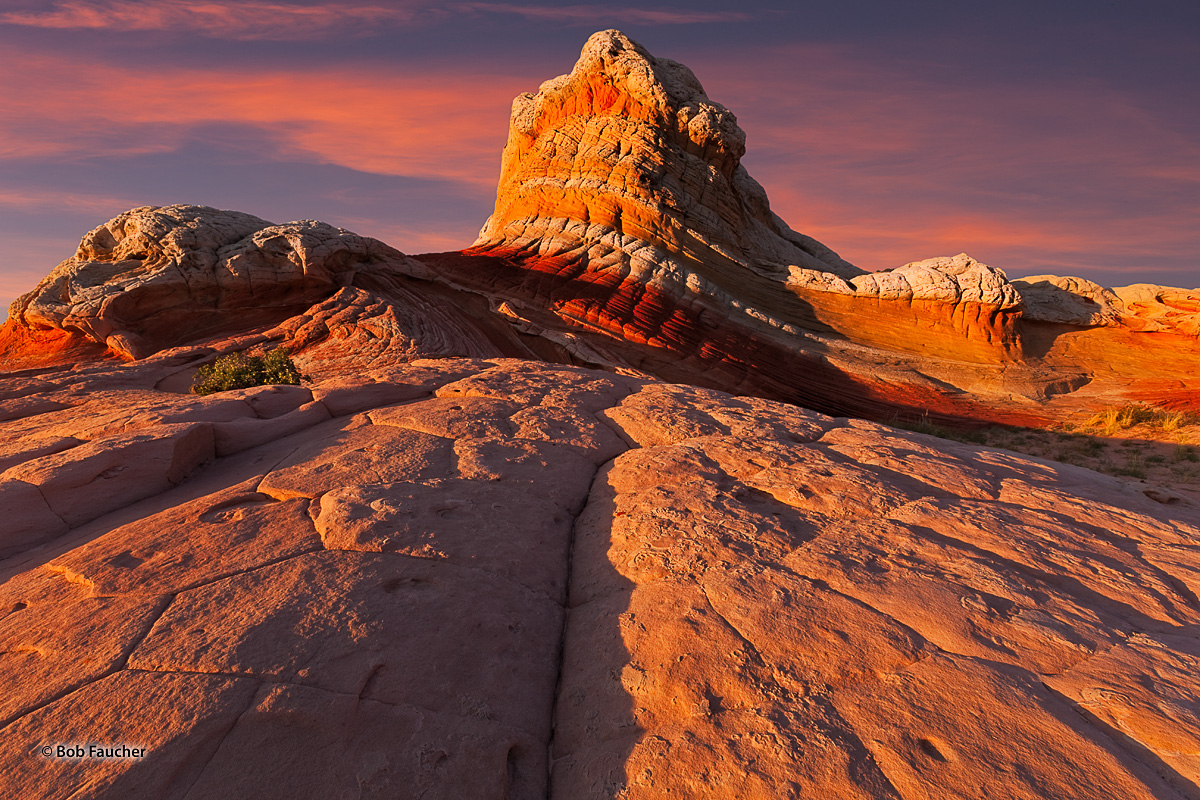 Lollipop Rock shows it colors in afternoon light