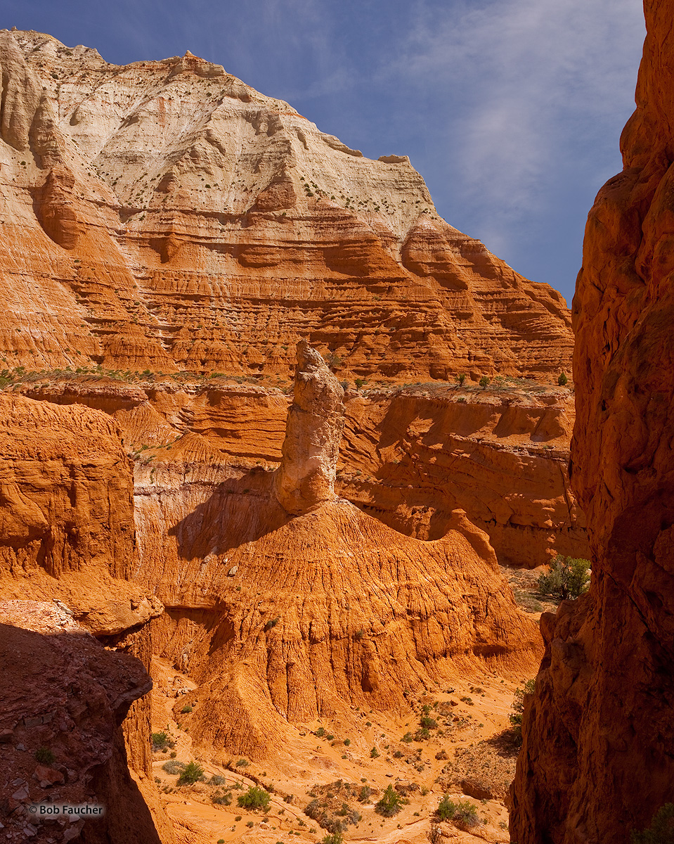 The most distinctive features of Kodachrome Basin are the lage columns of sedimentary rock that rise from the basin floor. Approximately...