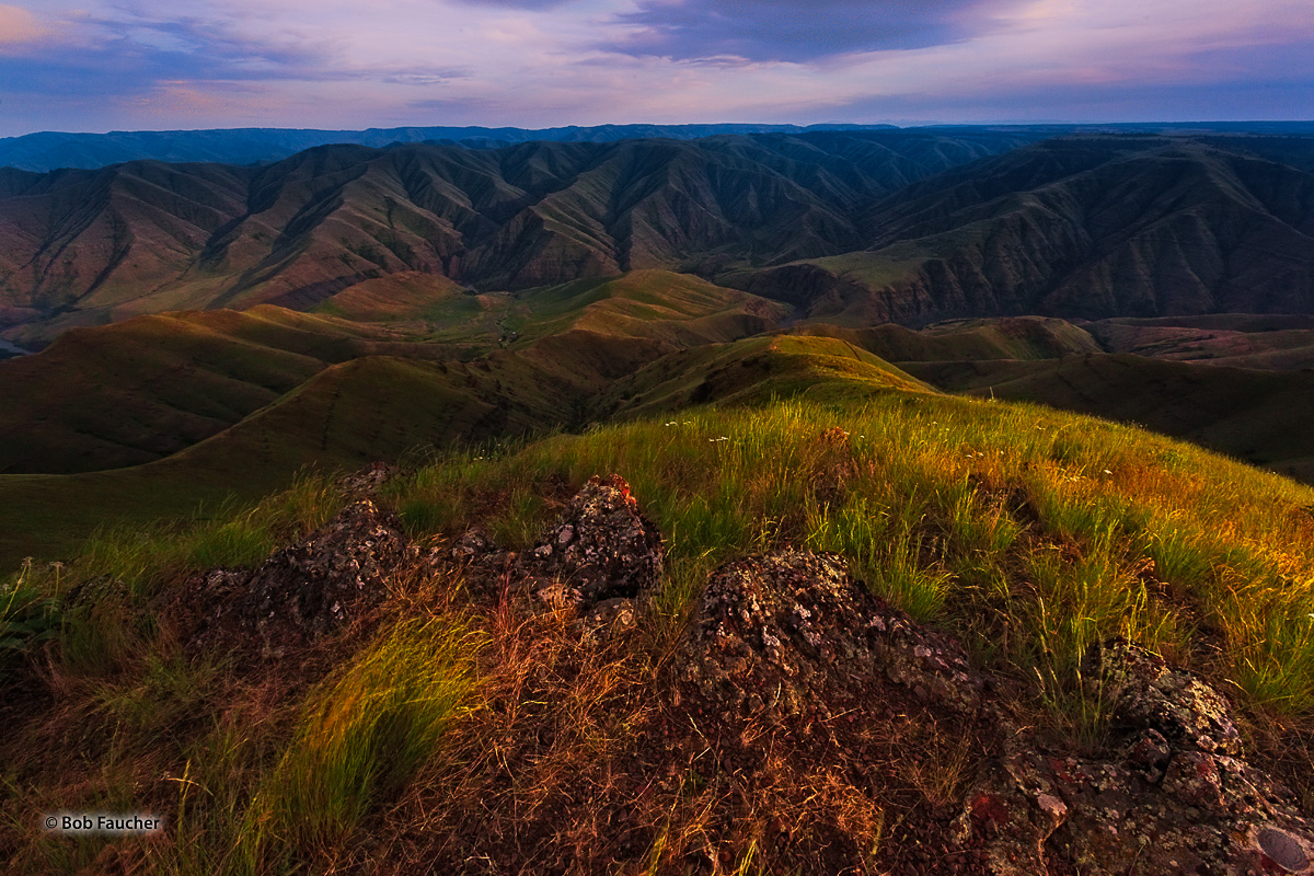 Puffer Butte is the high point in Fields Spring State park, where you can see incredible vistas of the Wallowa Mountains—dusted...