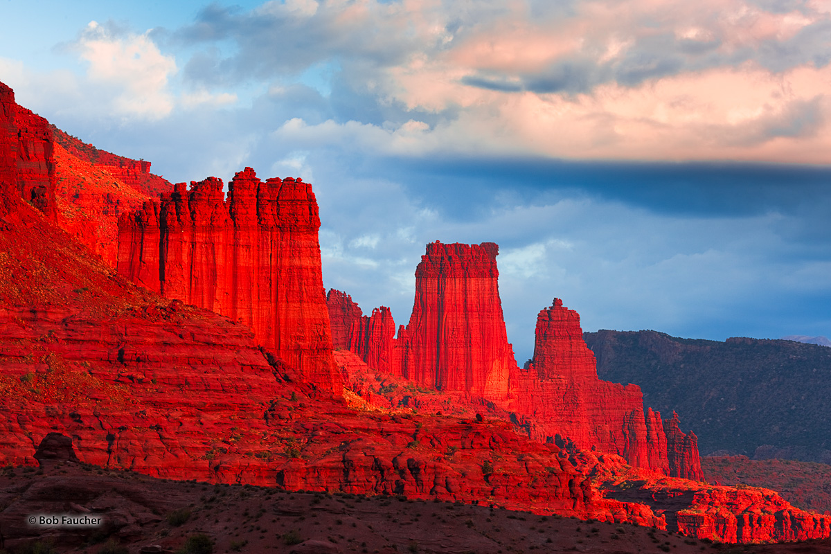 In the entire Colorado Plateau, you would be hard pressed to find a spot more vibrant than this one at sunset, when the dark...