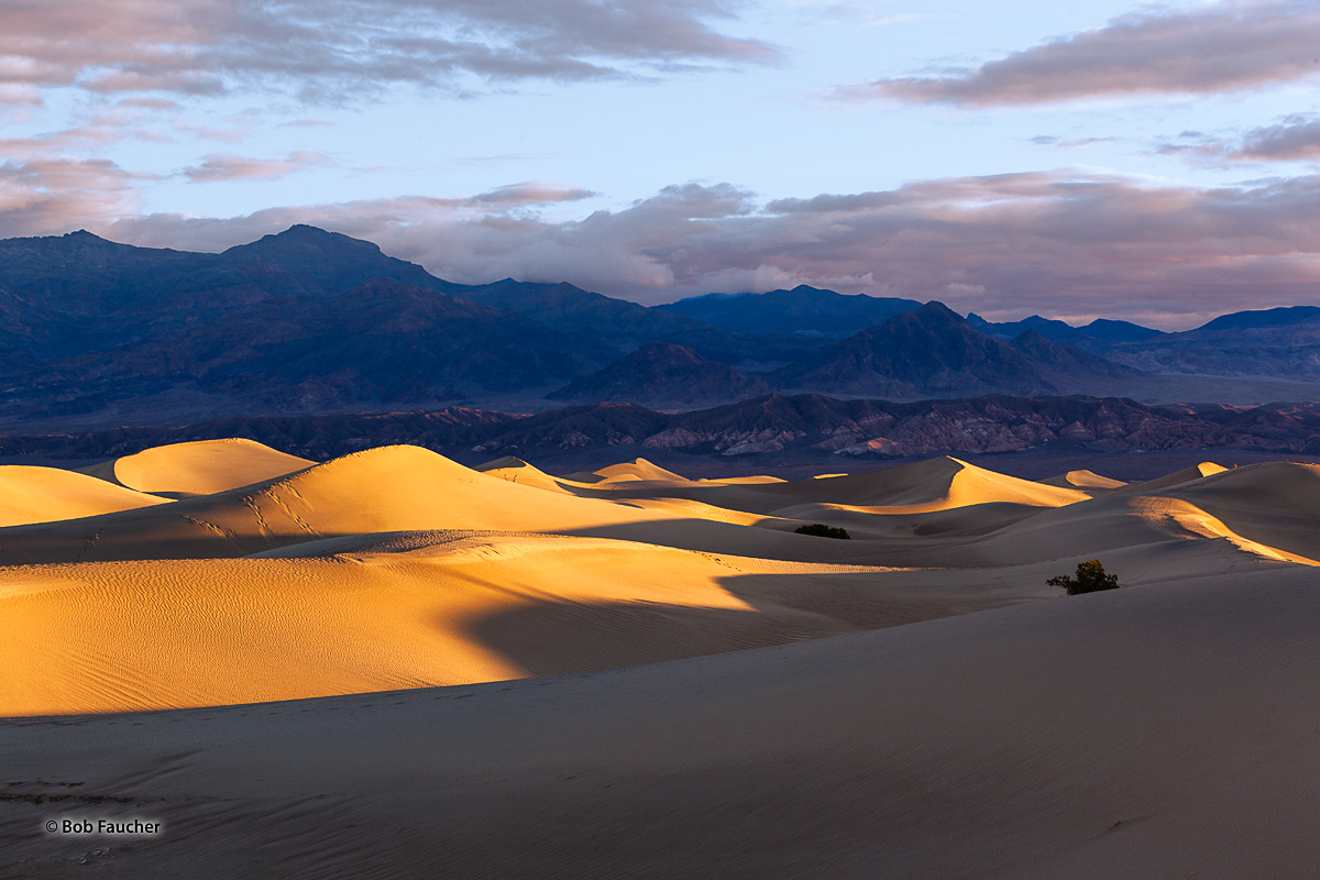 Sunrise begins when direct light first hits the landscape. This is the second of a series of images, captured without repositioning...