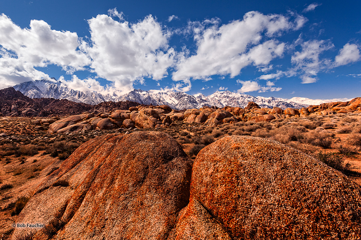 The Alabama Hills are a range of hills and rock formations near the eastern slope of the Sierra Nevada in the Owens Valley, west...