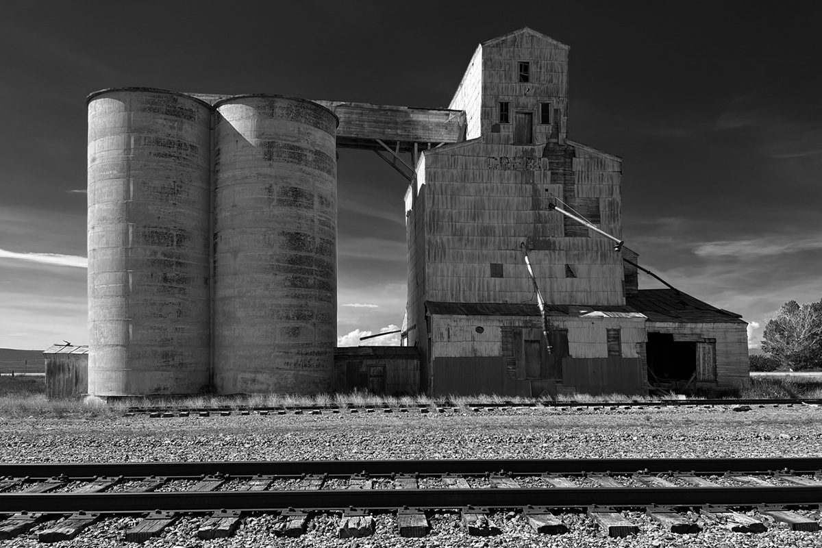 The old Greely elevator at Windham, Montana. A grain elevator is a facility designed to stockpile or store grain. In most cases...